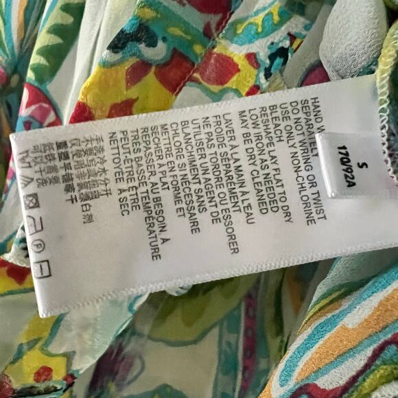 Anthropologie Maeve Frankie Off The Shoulder Blouse Small Peasant Floral Preppy - Picture 9 of 10